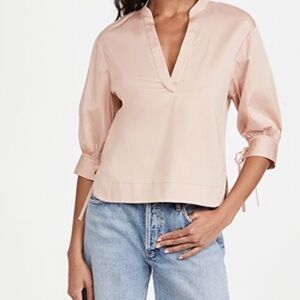 Rebecca Taylor Blush Pink Blouse
